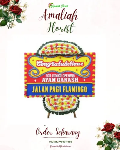 Bunga Papan Congratulation di Mata Air